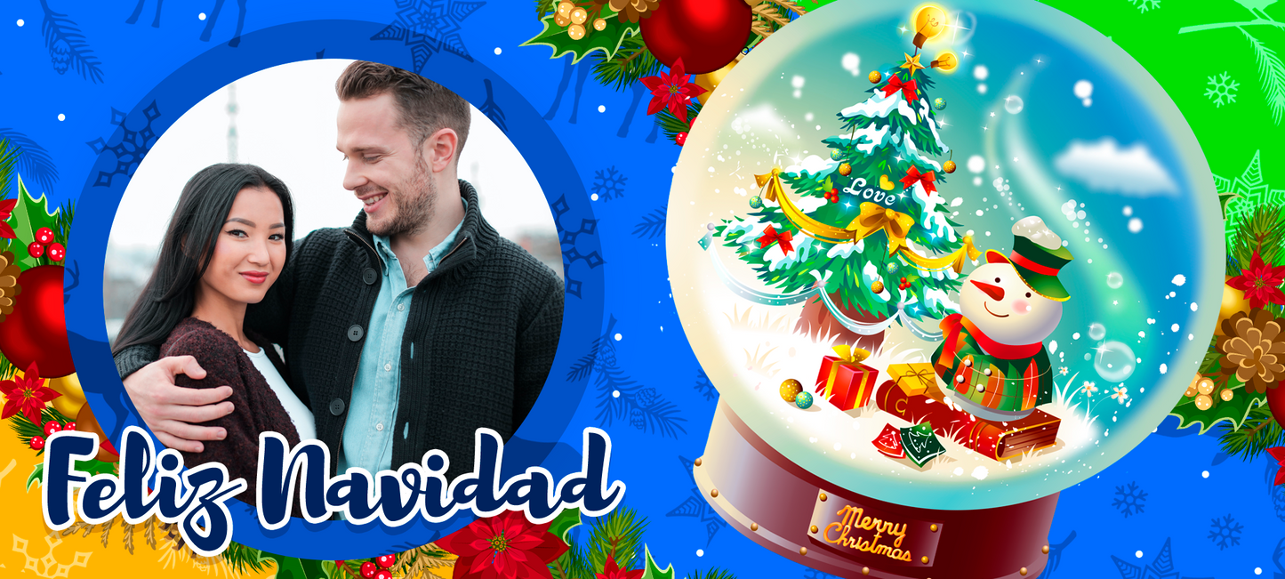 TAZA NAVIDAD COLORIDA