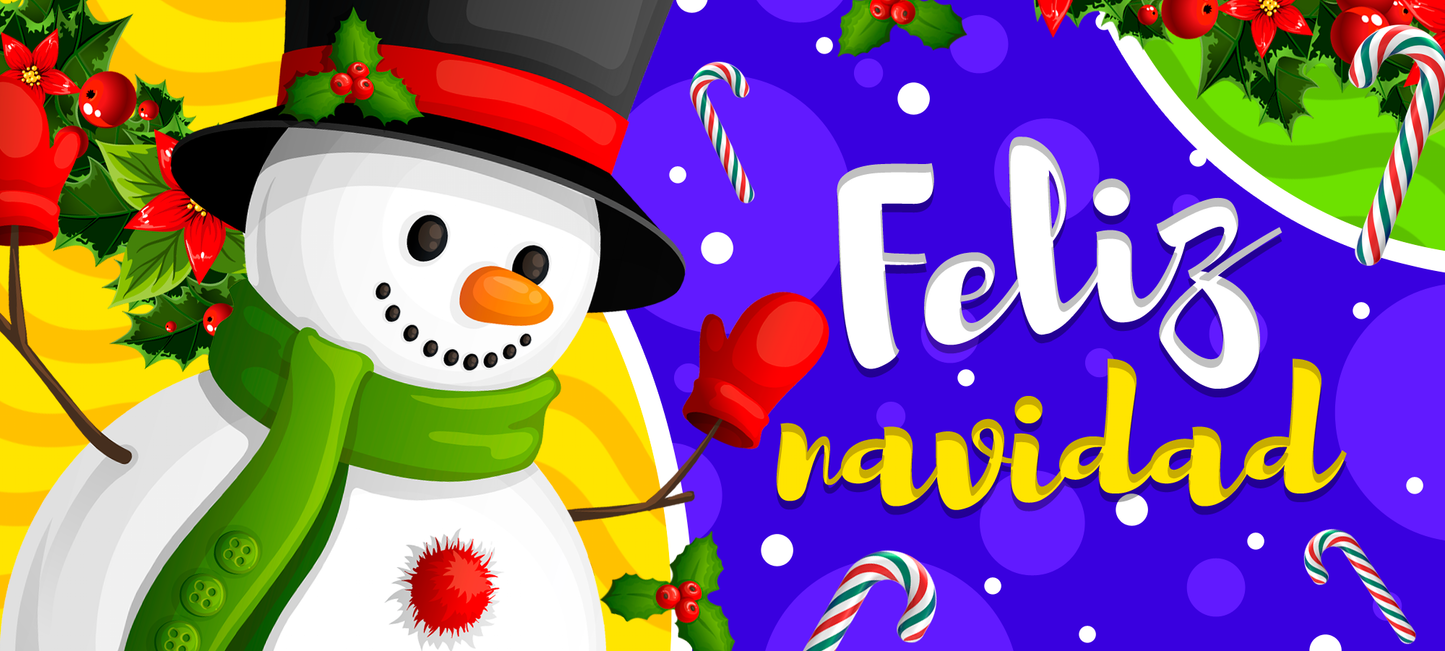 TAZA NAVIDAD COLORIDA