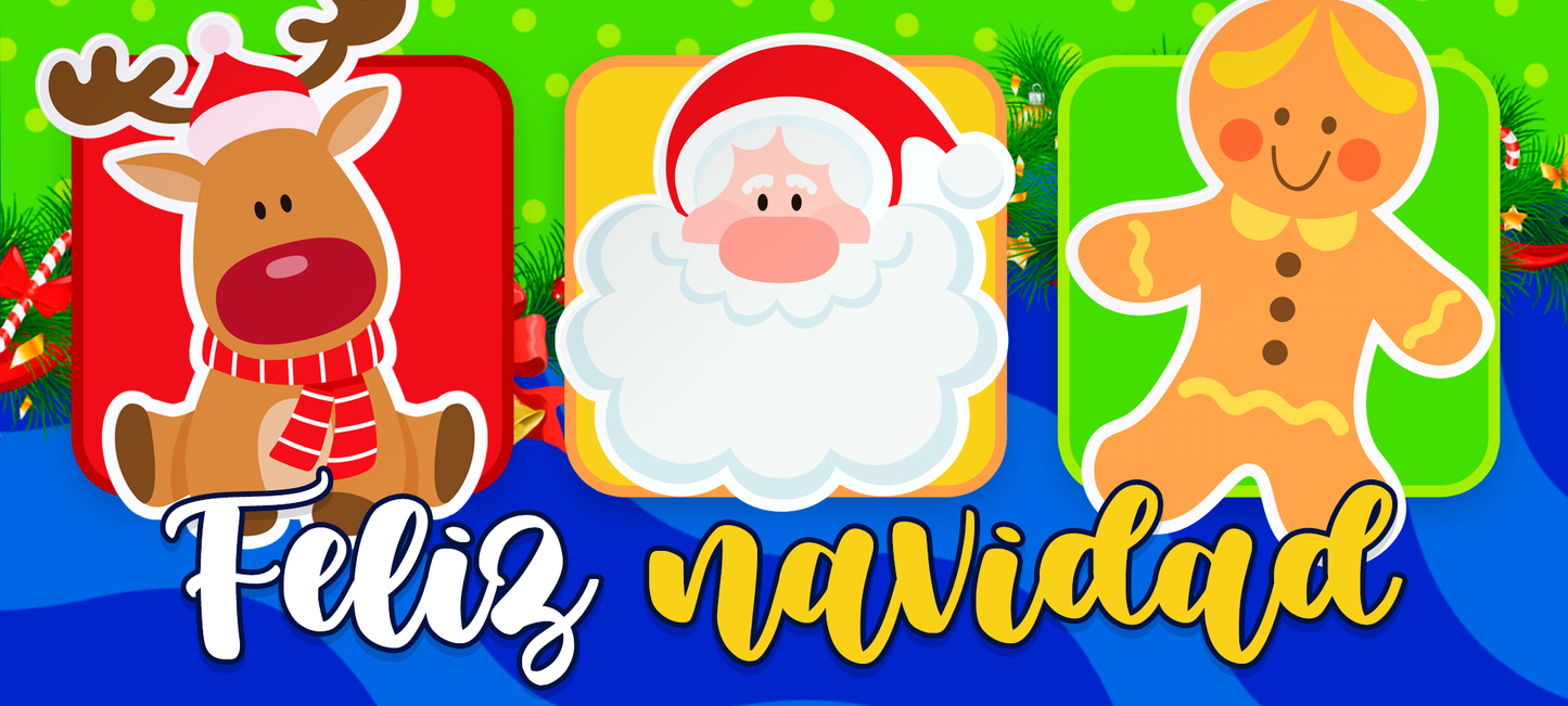 TAZA NAVIDAD COLORIDA